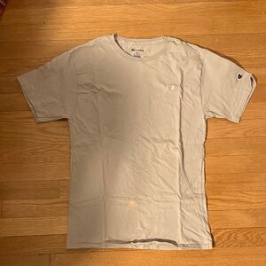 Champion Short Sleeve Crewneck Tee — Light Beige
